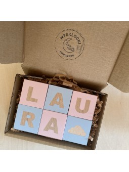 Klocek 45x45 dekor Chmurka