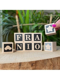 Klocki Retro z literami