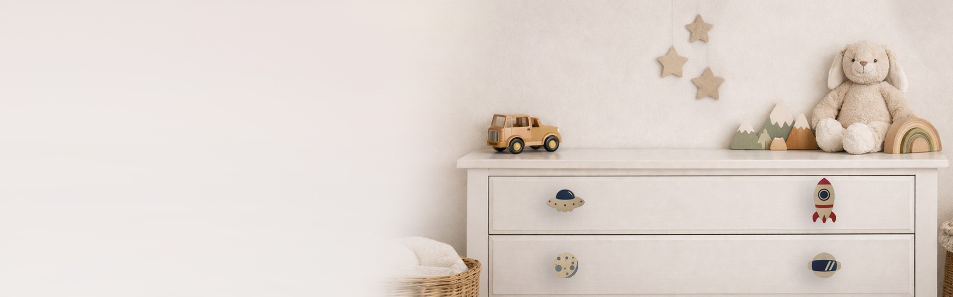 Ręcznie malowane gałki meblowe premium dla dzieci