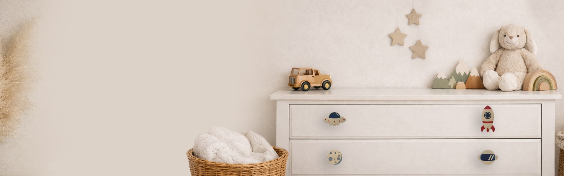 Ręcznie malowane gałki meblowe premium dla dzieci